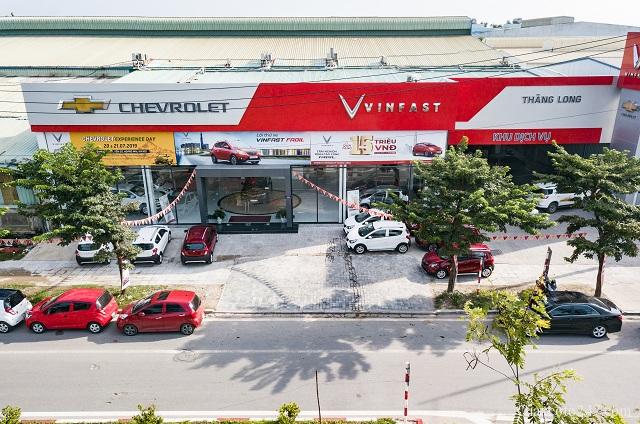 Hà Nội: Trạm sạc VinFast - Đại lý Ô tô VinFast, Chevrolet Thăng Long